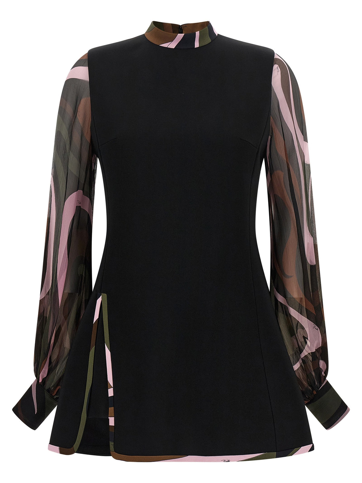 Emilio Pucci Black Marmo Cady Dress Black