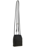 Miu Miu Black Mini Nappa Leather Crossbody Bag Black