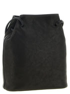 Miu Miu Black Mini Nappa Leather Crossbody Bag Black