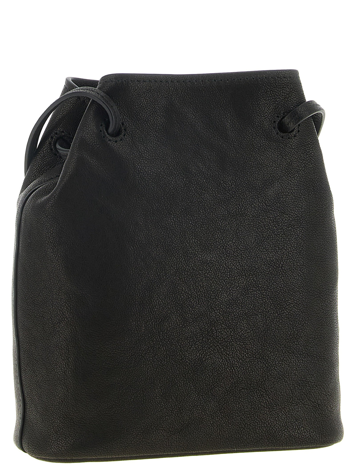 Miu Miu Black Mini Nappa Leather Crossbody Bag Black