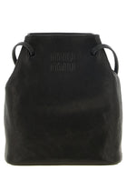 Miu Miu Black Mini Nappa Leather Crossbody Bag Black