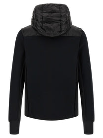 Moncler Grenoble Black Padded Hoodie Black, view 2
