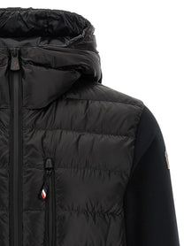 Moncler Grenoble Black Padded Hoodie Black, view 3