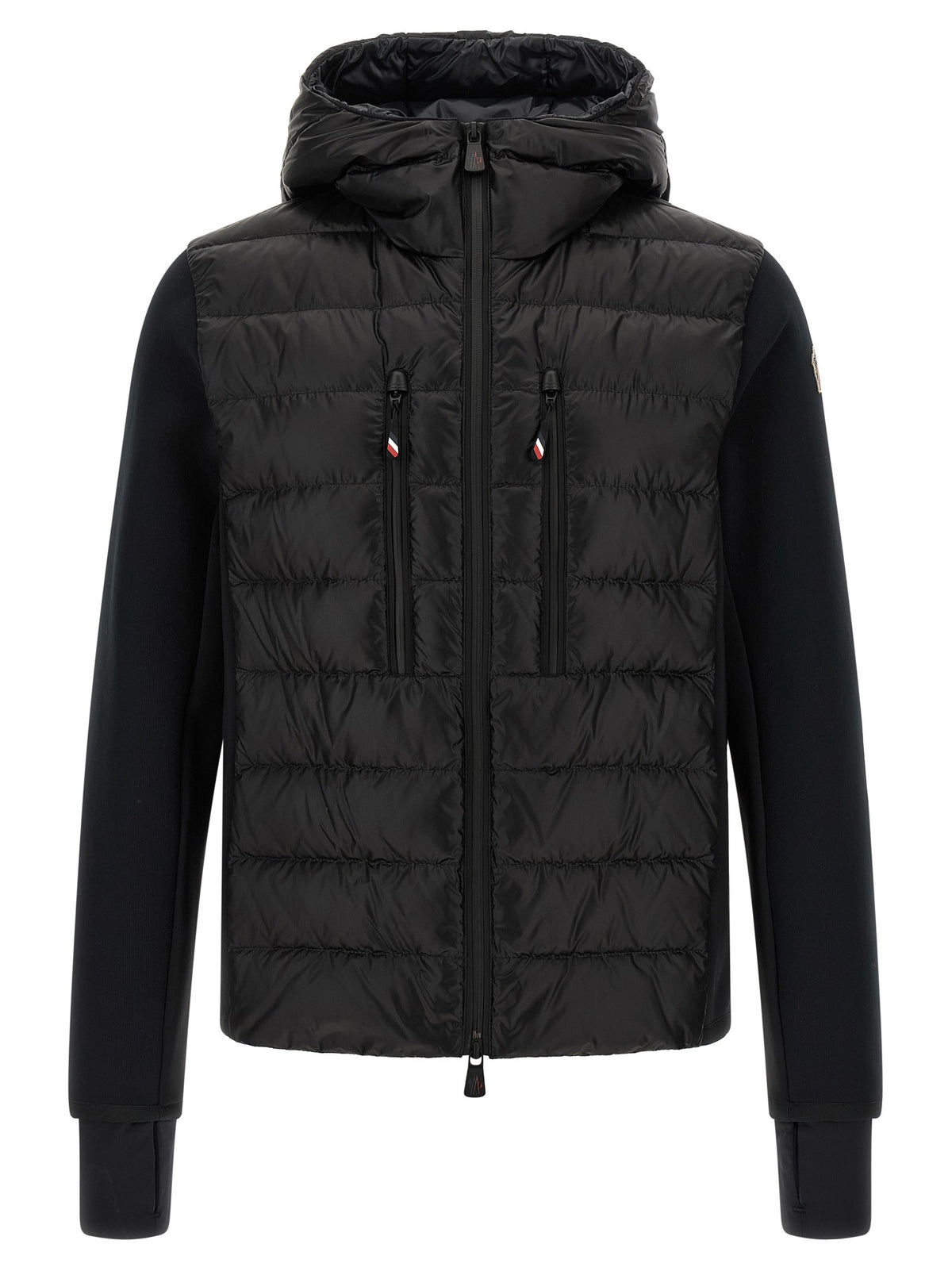 Moncler Grenoble Black Padded Hoodie Black