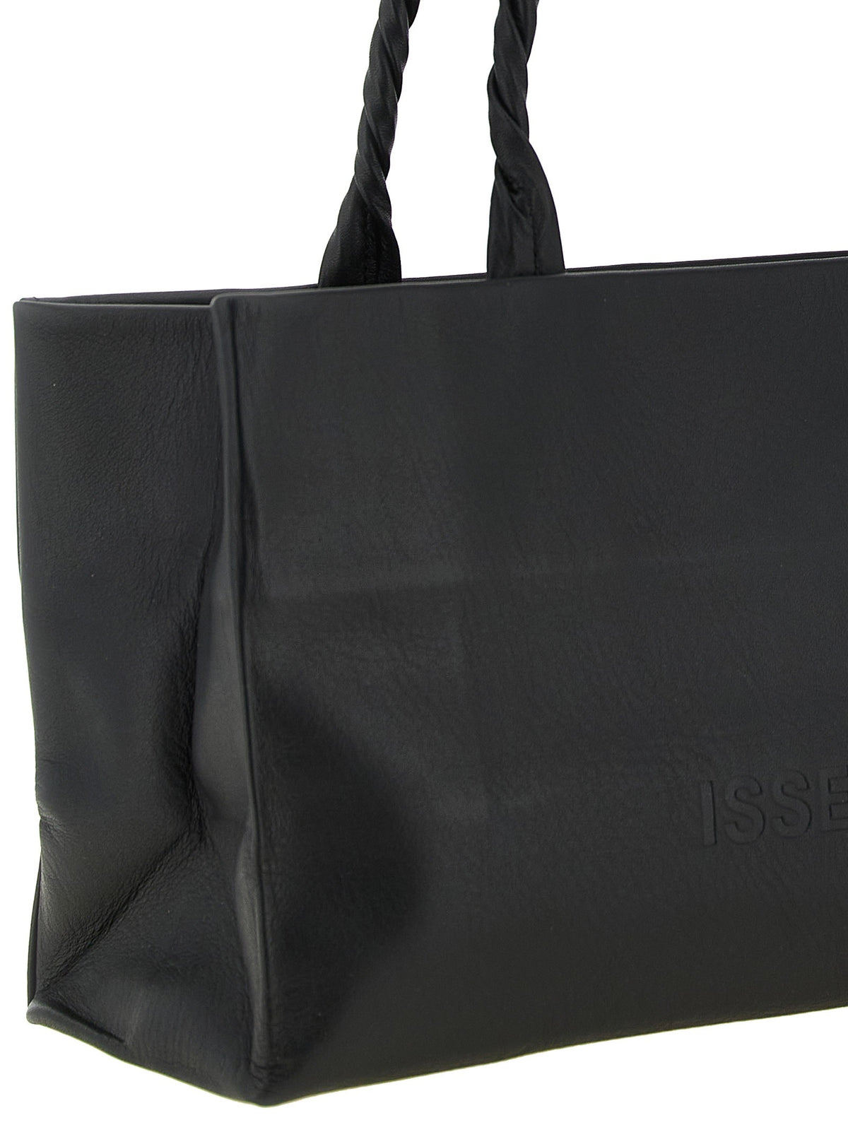 ISSEY MIYAKE Black Paper Bag Shoulder Bag Black, view 3