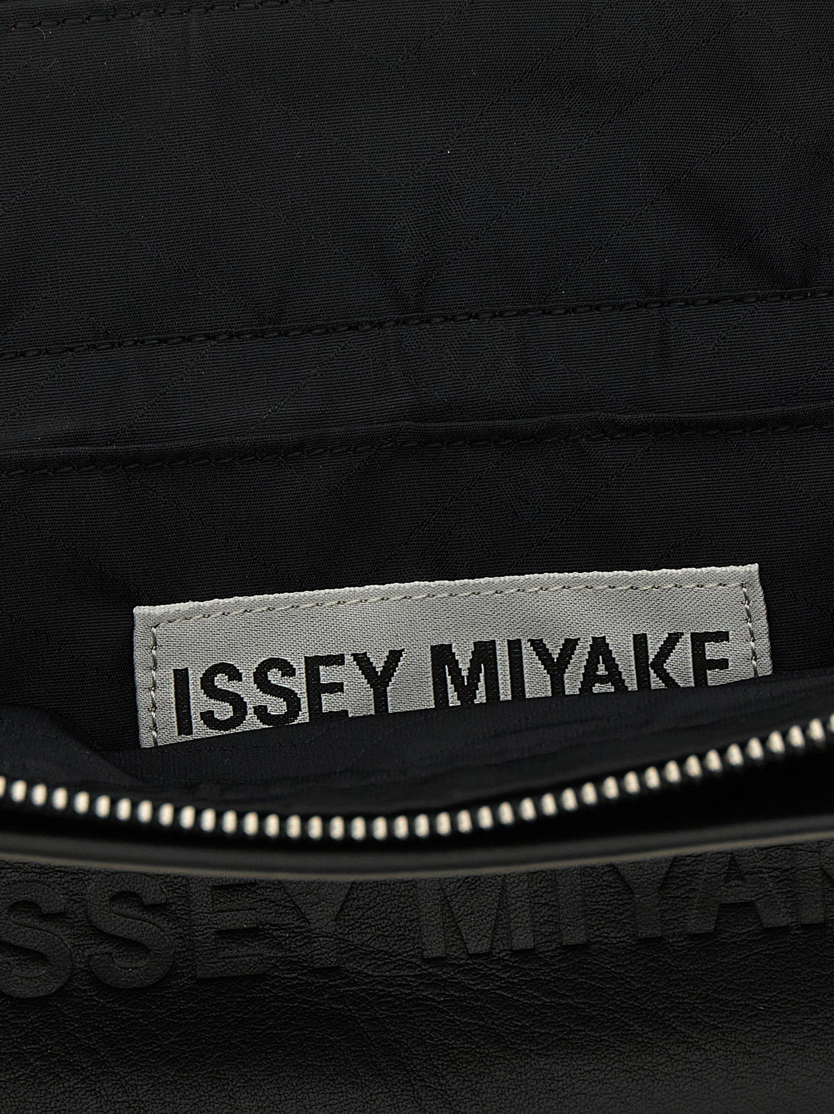 ISSEY MIYAKE Black Paper Bag Shoulder Bag Black, view 4