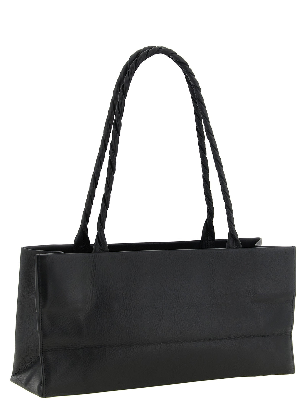 ISSEY MIYAKE Black Paper Bag Shoulder Bag Black, view 2