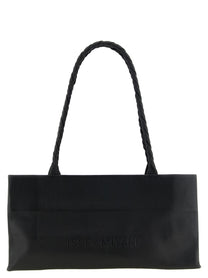 ISSEY MIYAKE Black Paper Bag Shoulder Bag Black