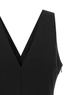 ROTATE Birger Christensen Black Peplum Top Black