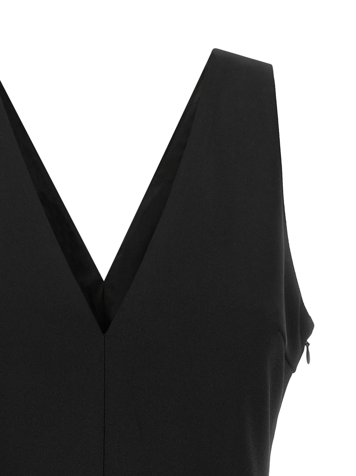 ROTATE Birger Christensen Black Peplum Top Black