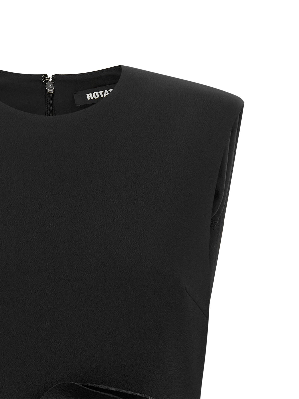 ROTATE Birger Christensen Black Pink Dress Black