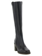 Brunello Cucinelli Black Riding Leather Boots Black