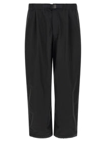 snow peak Black Taffeta Pants Black