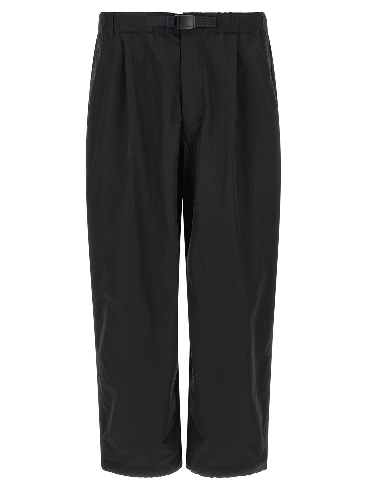 snow peak Black Taffeta Pants Black