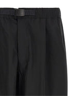 snow peak Black Taffeta Pants Black, view 3