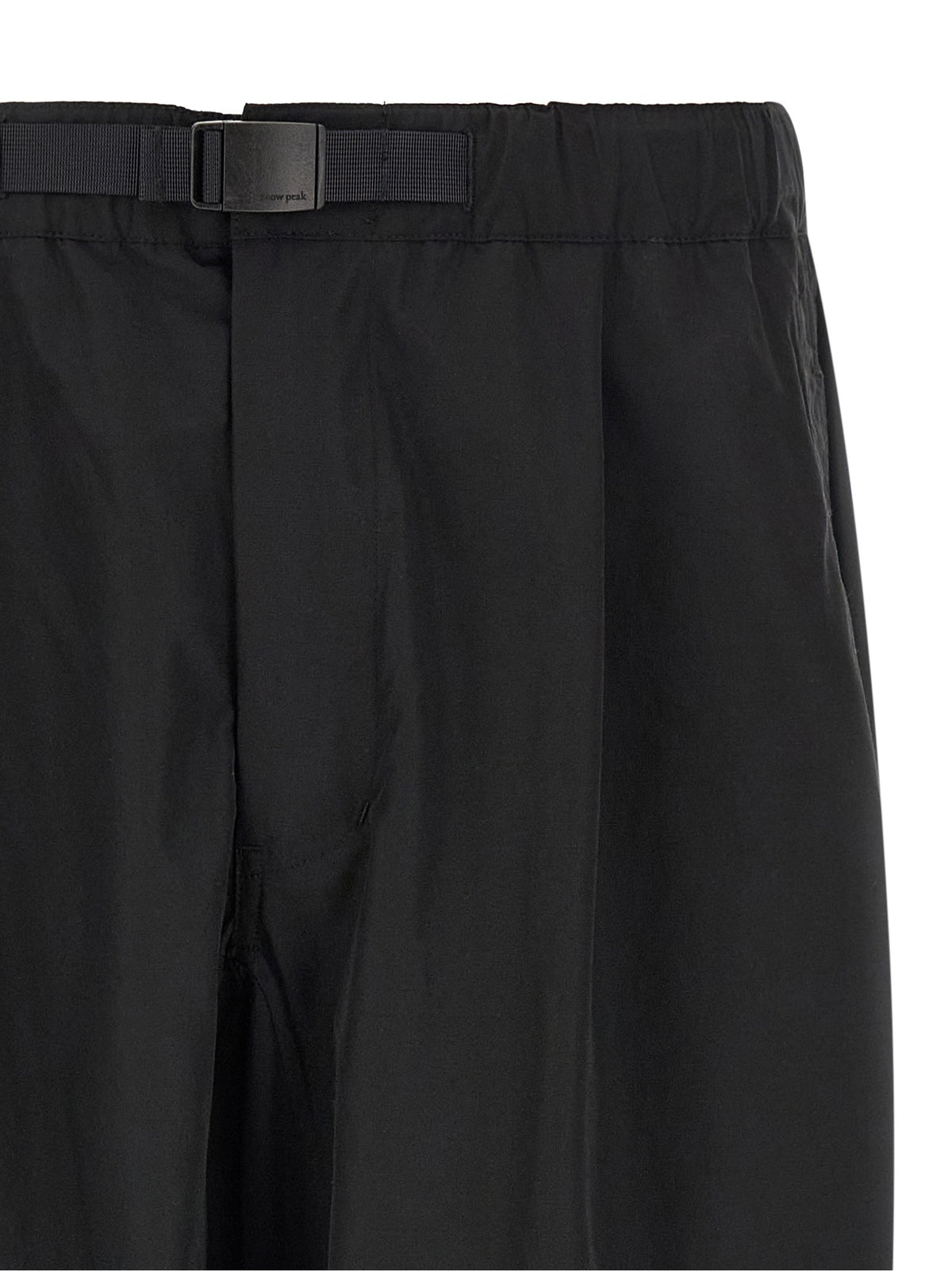 snow peak Black Taffeta Pants Black, view 3