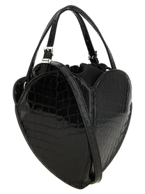 ROTATE Birger Christensen Black the Heart Handbag Black, view 2