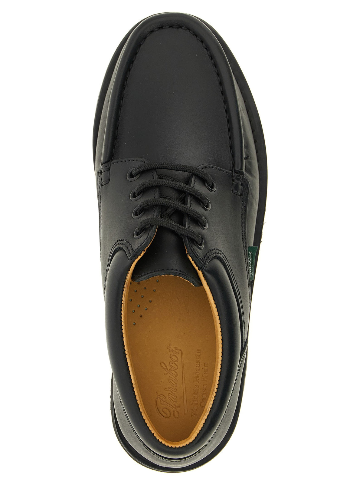 Paraboot Black Thiers Lace up Shoes Black, view 4