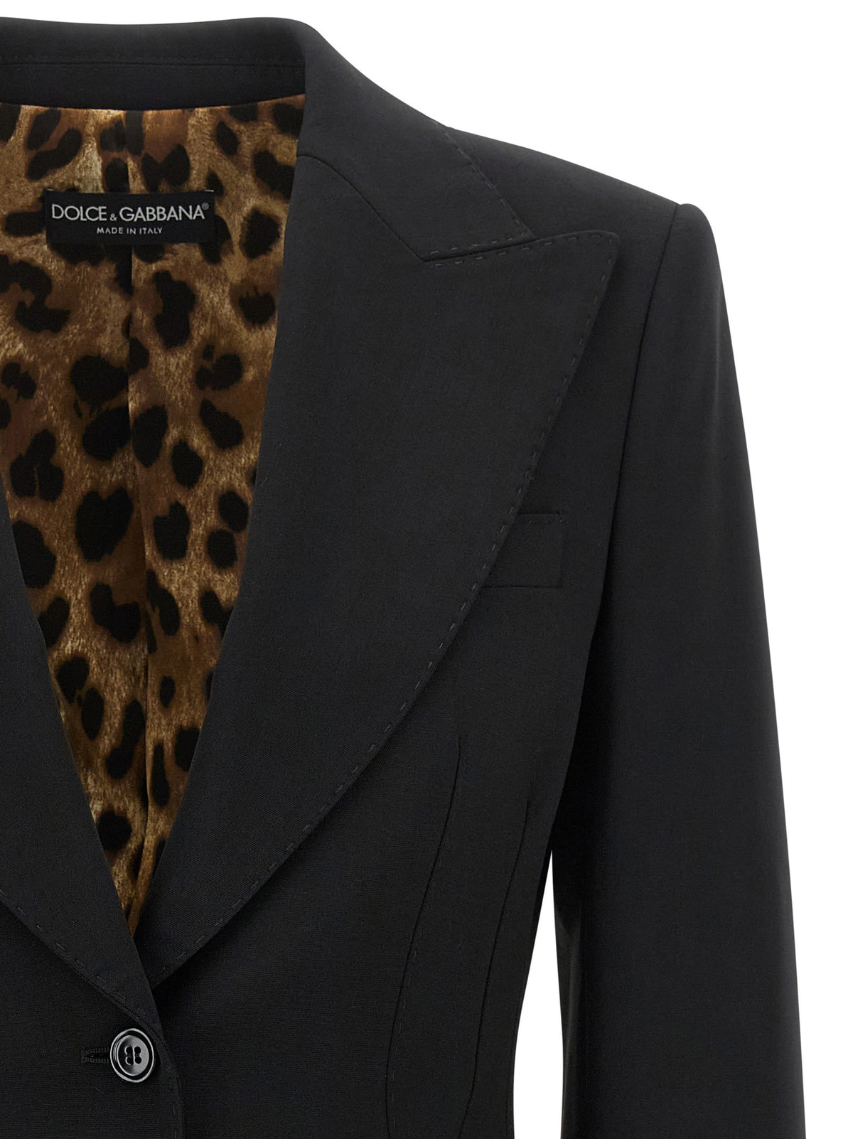 Dolce &amp; Gabbana Black Turlington Blazer Black
