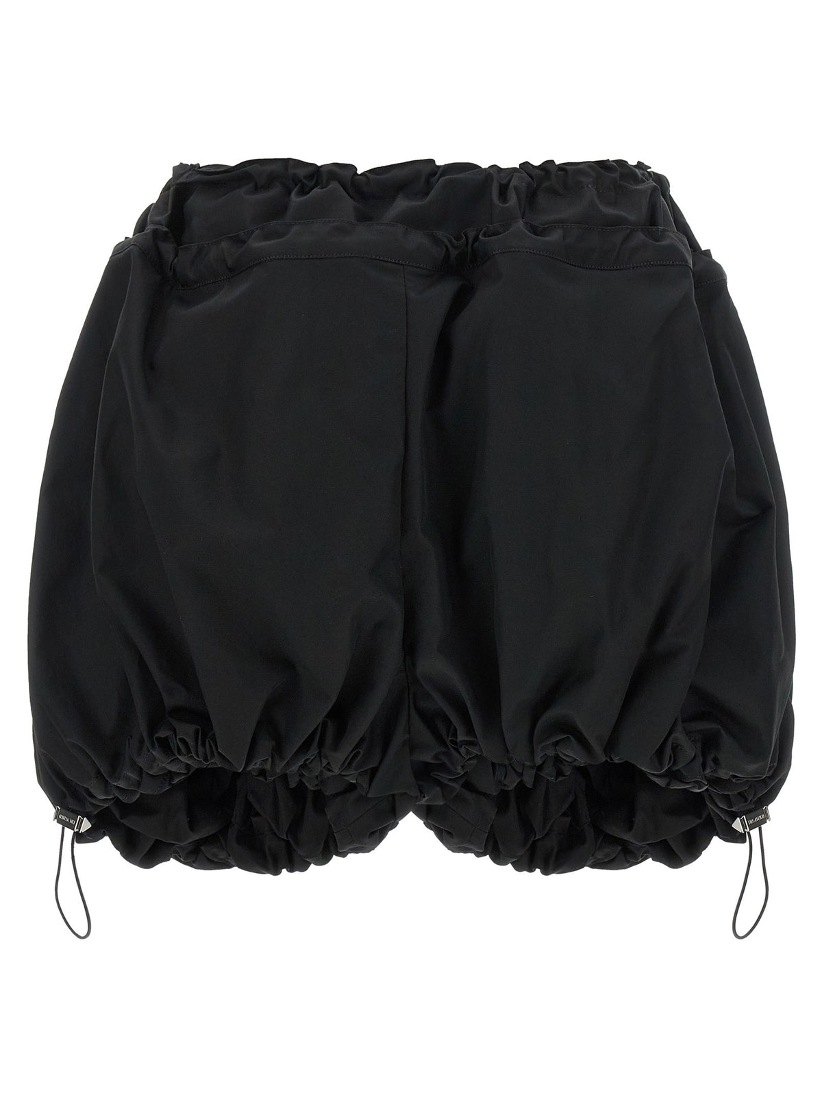 The Attico Black Utility Shorts Black, view 2