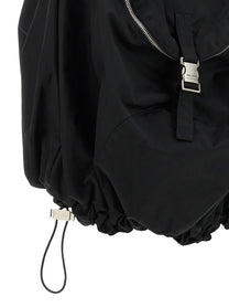 The Attico Black Utility Shorts Black, view 5
