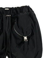 The Attico Black Utility Shorts Black, view 3