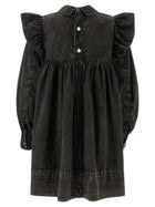 Ganni Black Washed Mini Shirt Dress Black, view 2