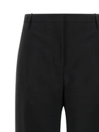 Fendi Black Wool and Mohair Pants Black