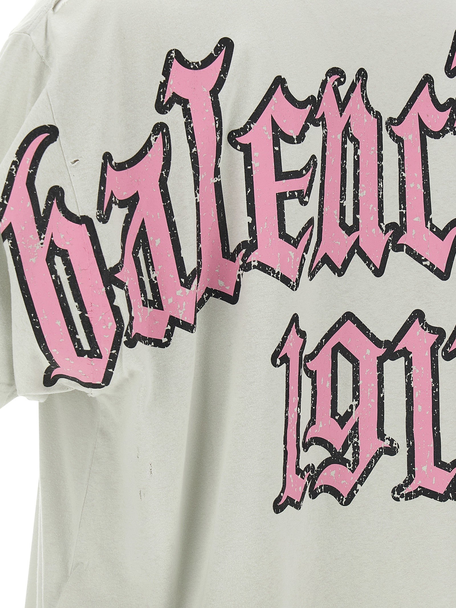 Balenciaga Blackletter Script Shirt Beige