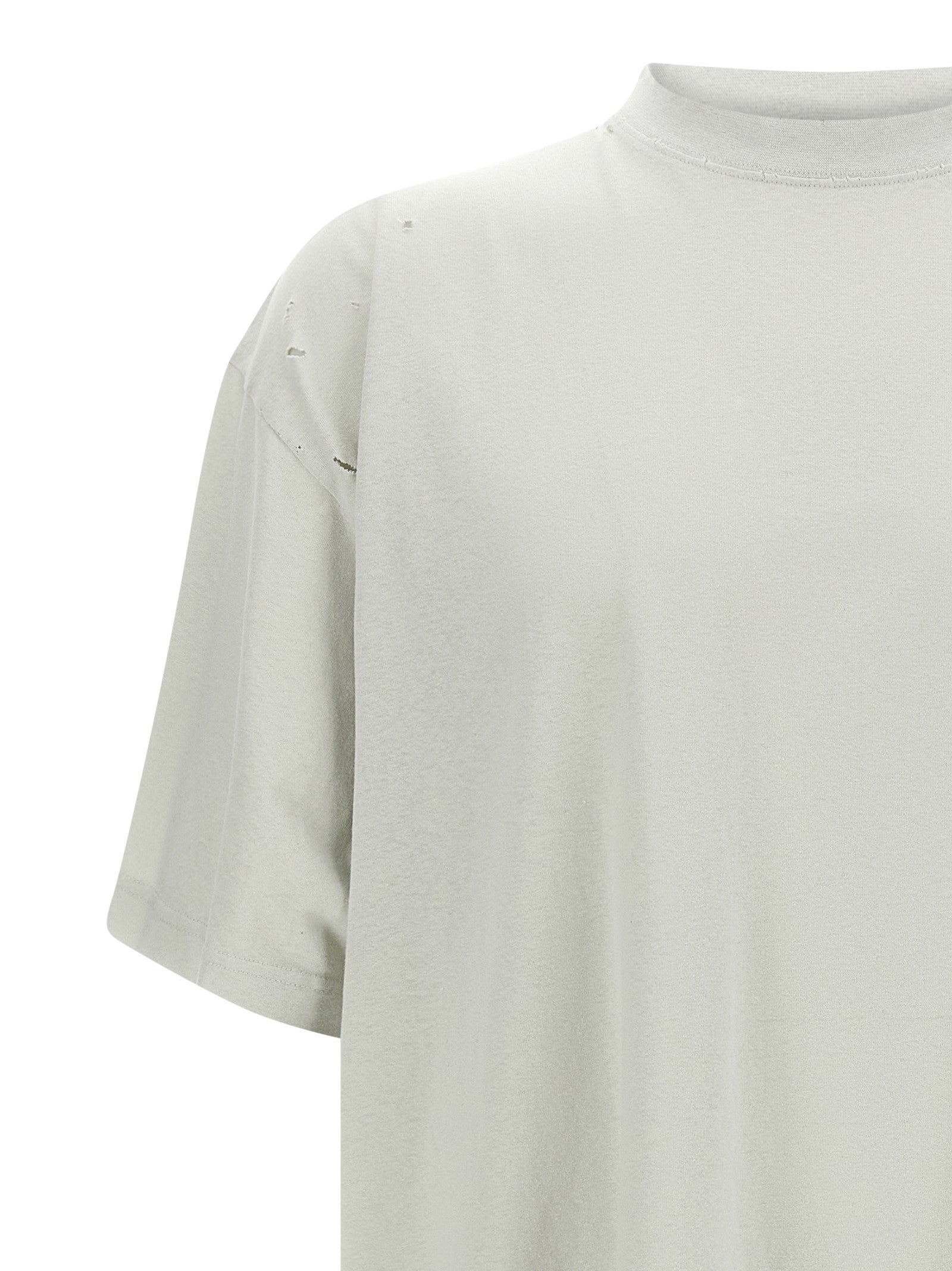 Balenciaga Blackletter Script Shirt Beige