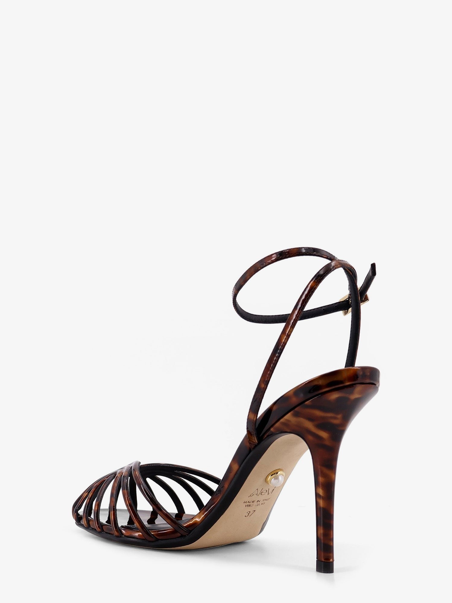 Alevi` Women's Blake Leather Sandals Brown