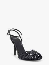 Alevi` Women's Blake Patent Leather Sandals Black