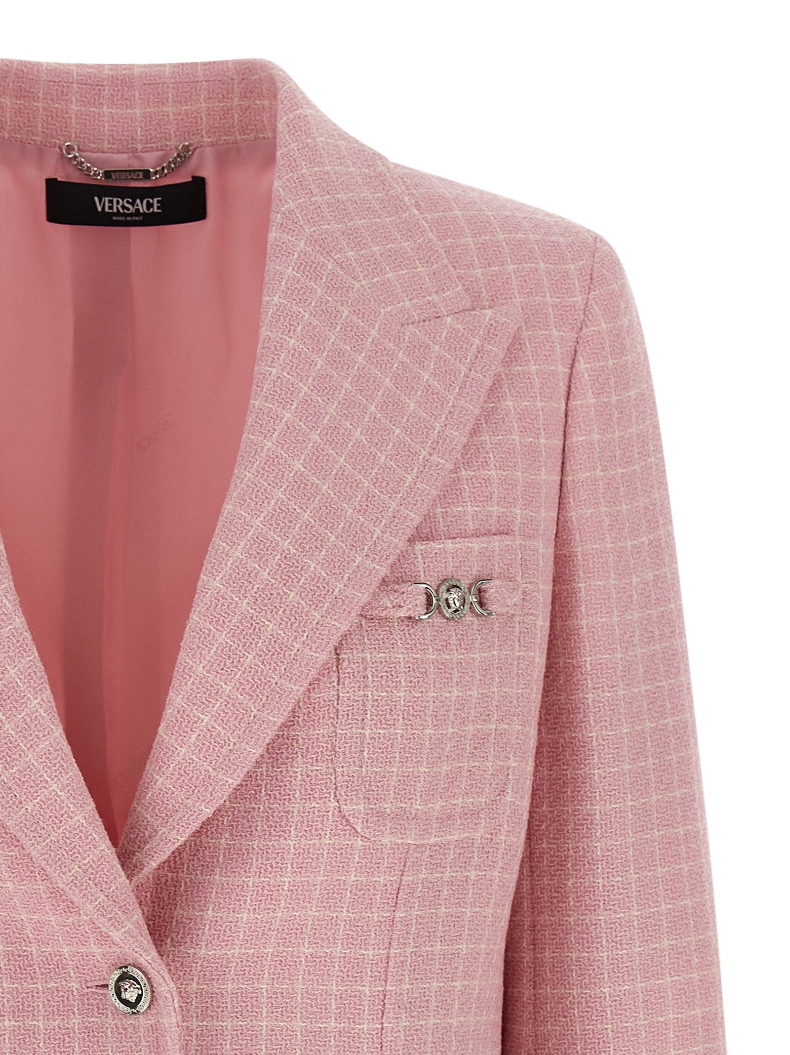 Versace Blazer Check Blue
