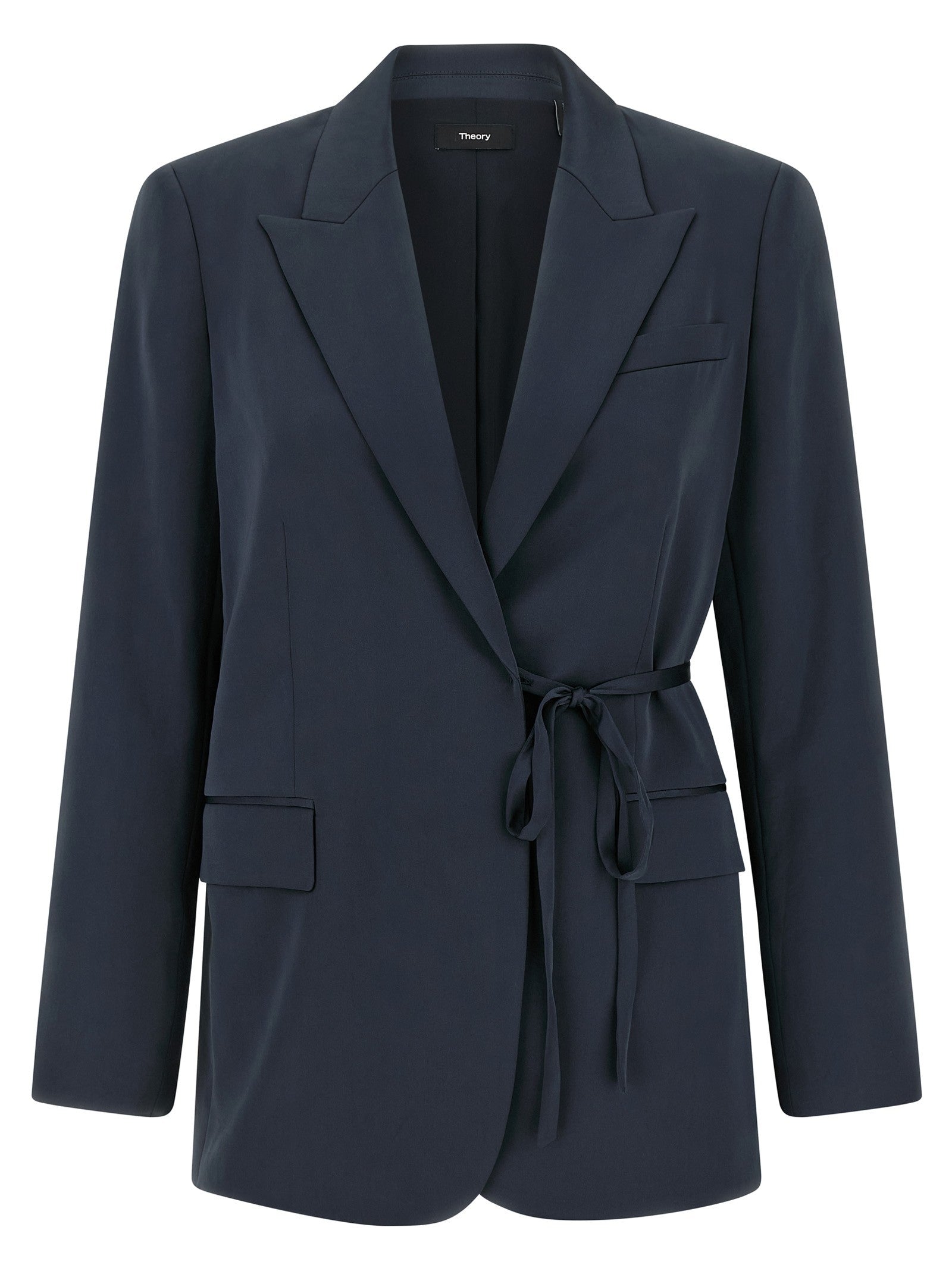 Theory Blazer City Twill Blue