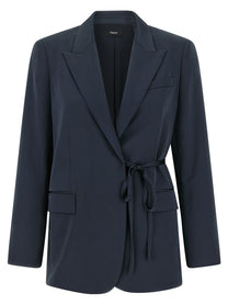 Theory Blazer City Twill Blue