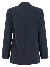 Theory Blazer City Twill Blue