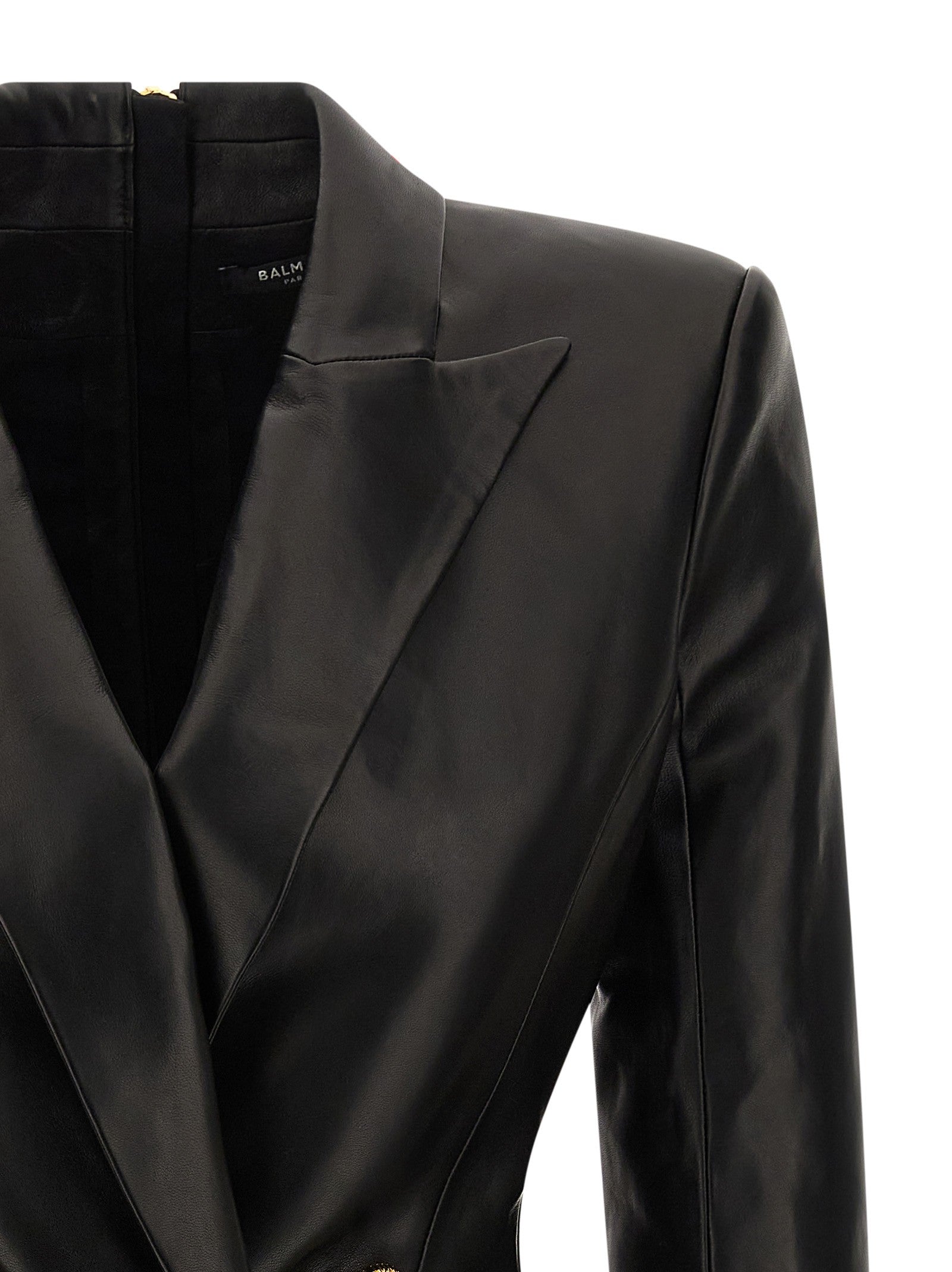 Balmain Blazer Dress Black