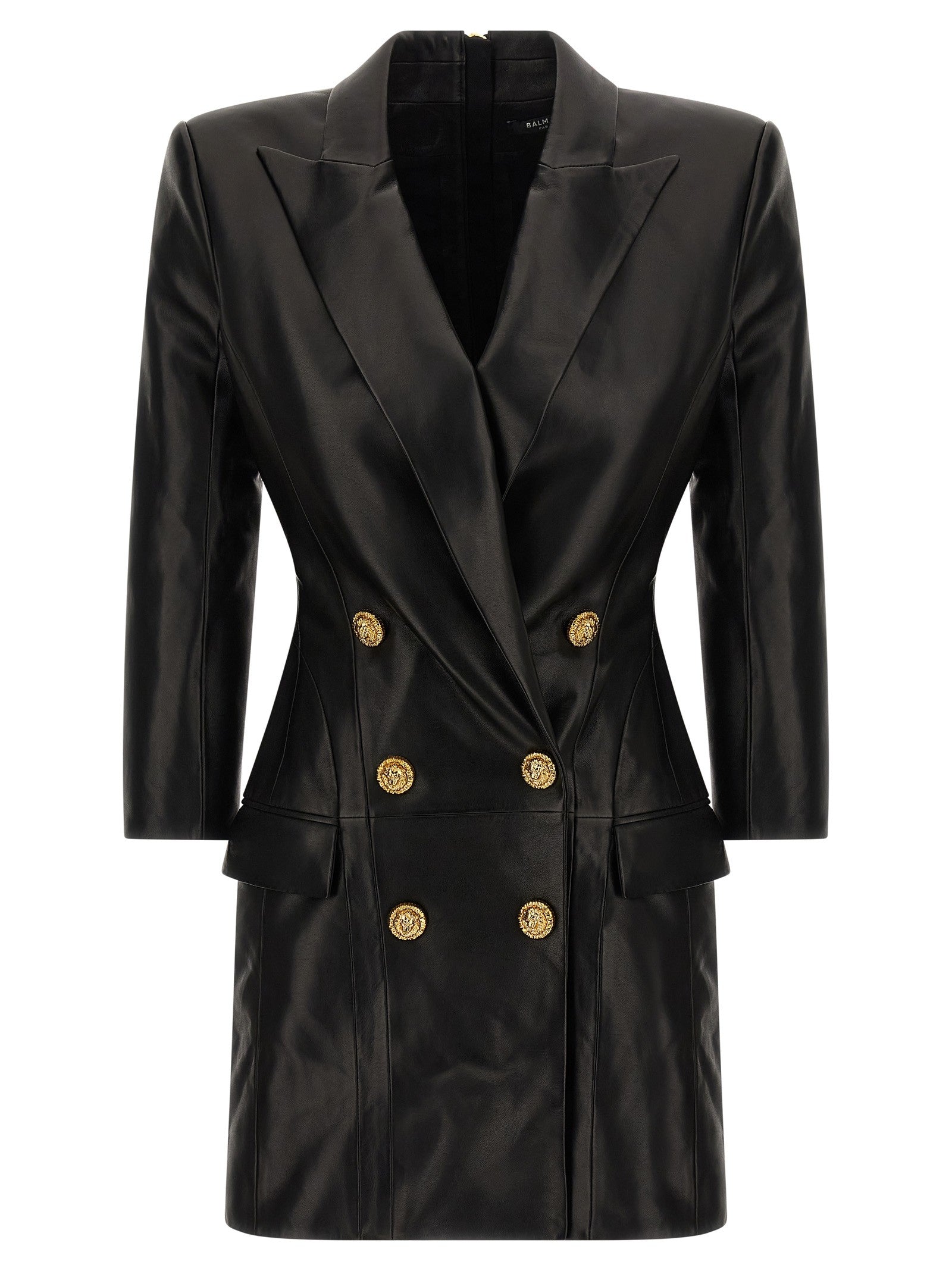 Balmain Blazer Dress Black