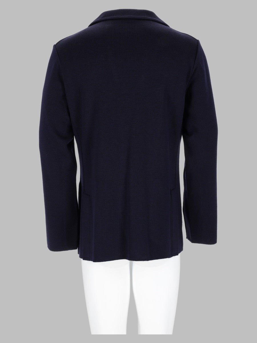 Lardini Men's Blazer in Maglia Di Cotone Blue