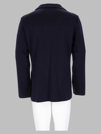 Lardini Men's Blazer in Maglia Di Cotone Blue