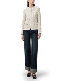 Dior Women's Blazer Macrocannage Beige