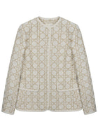 Dior Women's Blazer Macrocannage Beige
