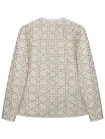 Dior Women's Blazer Macrocannage Beige