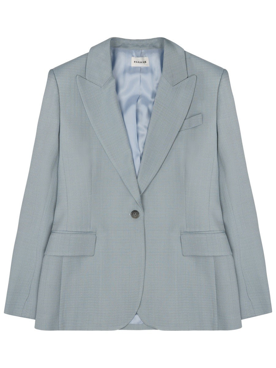 Parosh Women's Blazer Monopetto Blue
