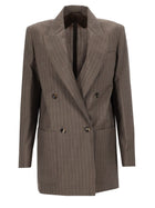 Max Mara Women's Blazer Steel Brown
