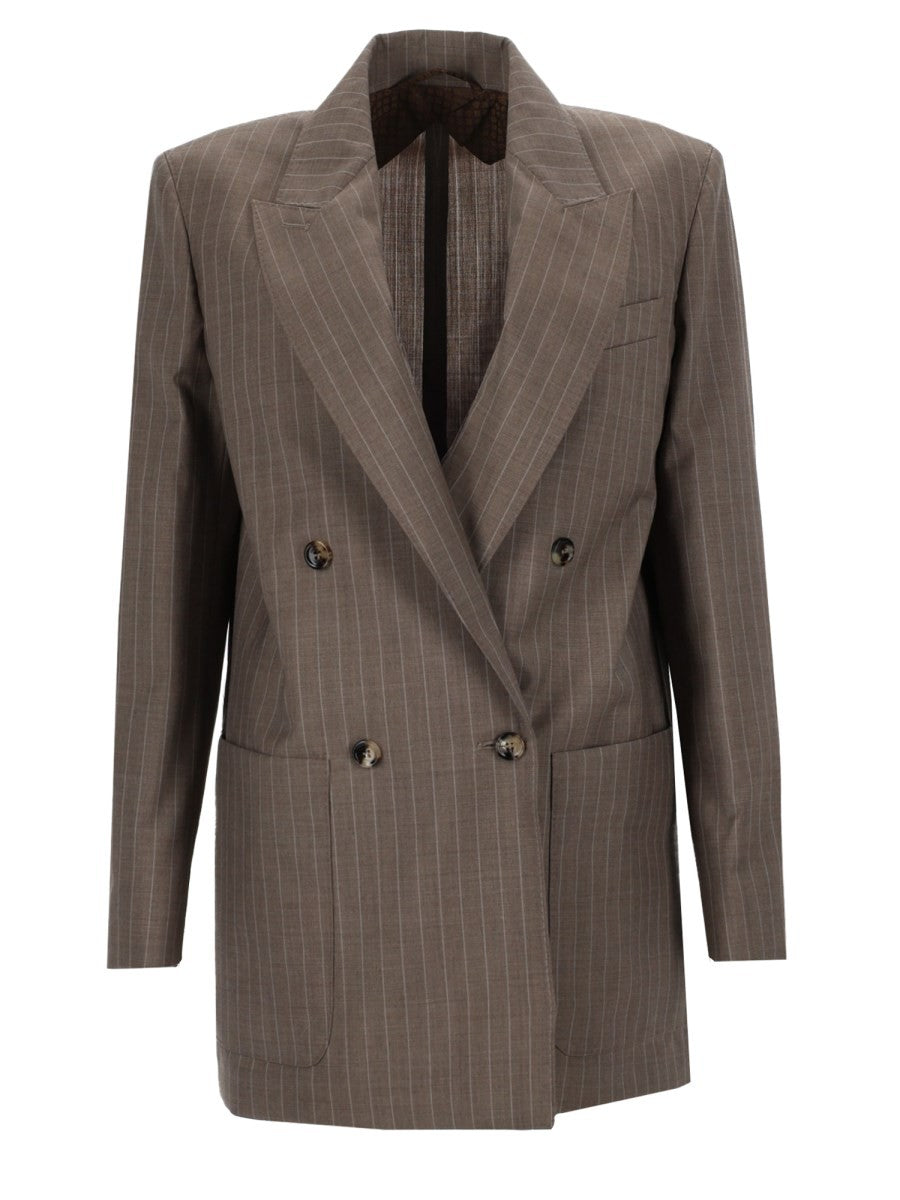 Max Mara Women's Blazer Steel Brown
