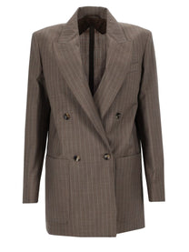 Max Mara Women's Blazer Steel Brown
