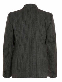 VTMNTS Blazer Tonal Double Breasted Tailored Black