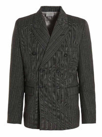 VTMNTS Blazer Tonal Double Breasted Tailored Black