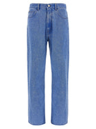 Marni Bleached Coated Jeans Blue